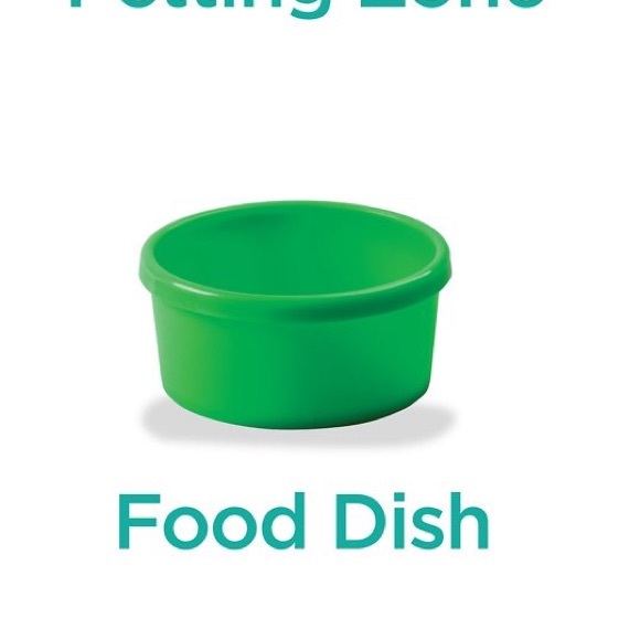 Kaytee CritterTrail Small Green Food Dish - Picture 1 of 4